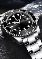 Black & Silver – Premium Automatic Timepiece