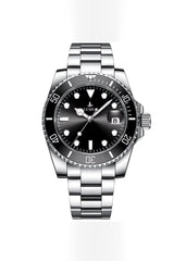 Black & Silver – Premium Automatic Timepiece