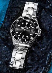 Black & Silver – Premium Automatic Timepiece